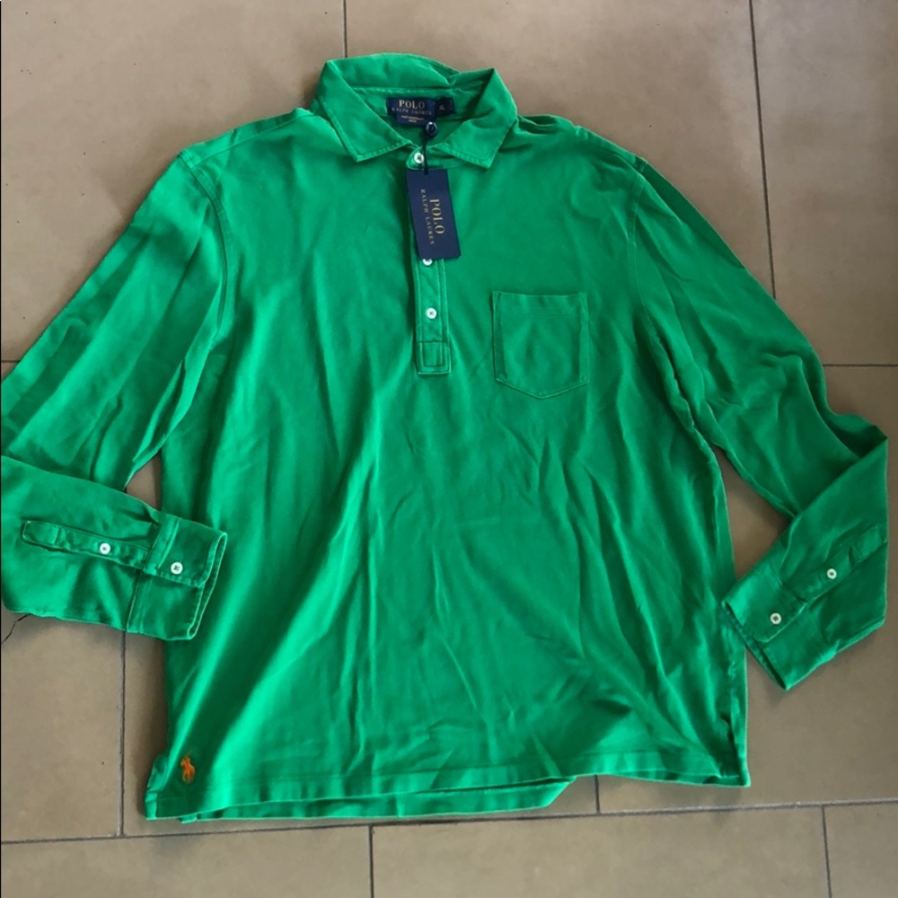 Green XL Ralph Lauren polo NEW with tags